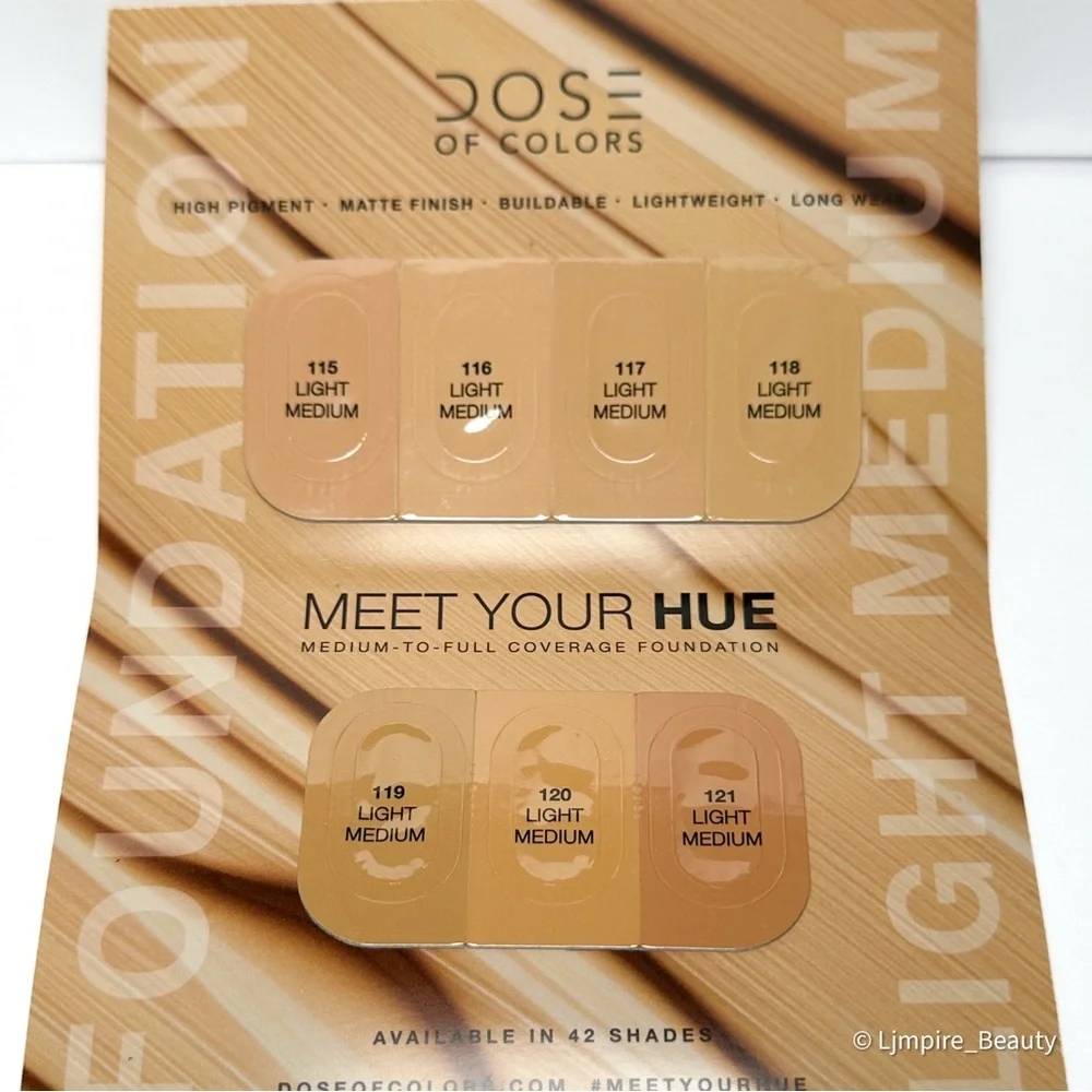 Dose of Colors Matte Liquid Lipstick - Shade: Knock on Wood NWOB